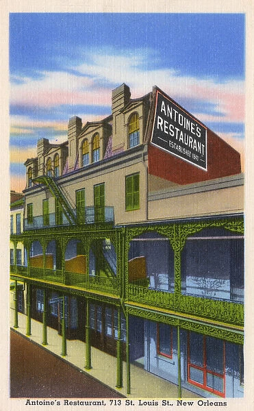 Antoines Restaurant, St Louis Street, New Orleans, USA