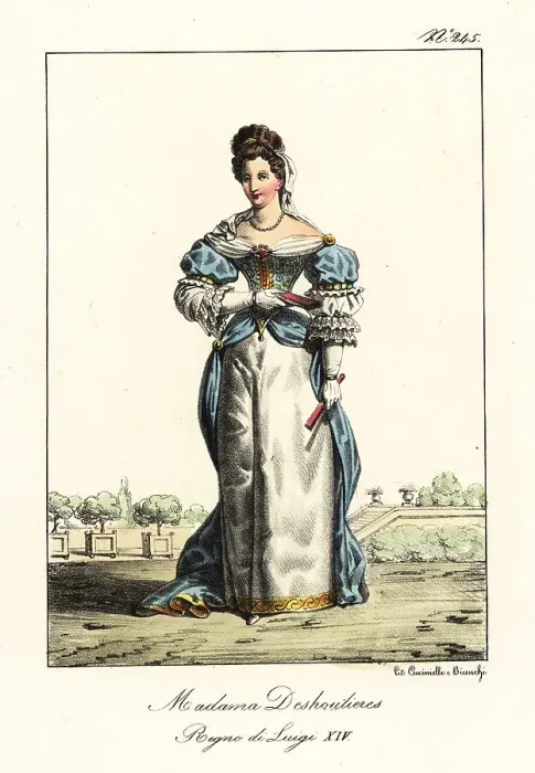 Framed Print : Antoinette Du Ligier de la Garde Deshoulières, French poet Framed Print : Antoinette Du Ligier de la Garde Deshoulières, French poet