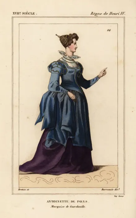 Framed Print : Antoinette de Pons, Marquise de Guercheville Framed Print : Antoinette de Pons, Marquise de Guercheville