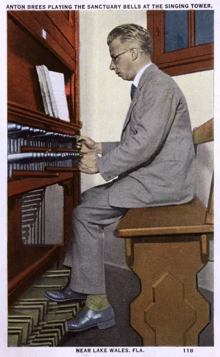 Framed Print : Anton Brees playing the Sanctuary Bells at the Singing Tower Framed Print : Anton Brees playing the Sanctuary Bells at the Singing Tower