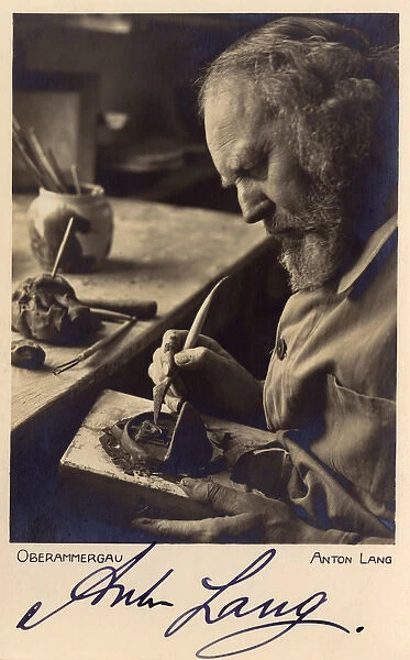 Anton Lang - German Studio potter and Actor - Oberammergau