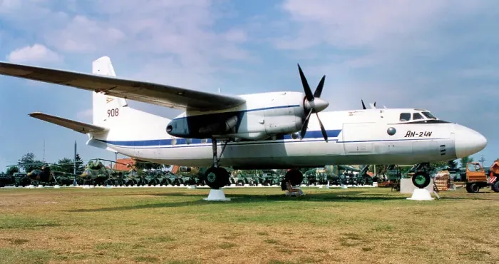 Framed Print : Antonov An-24V 908 Framed Print : Antonov An-24V 908