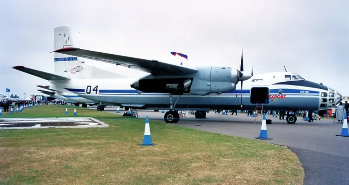 Framed Print : Antonov An-30B 04 Black Framed Print : Antonov An-30B 04 Black
