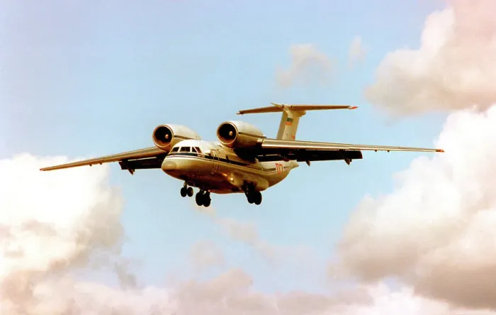 Framed Print : Antonov An-72P 07 Red Framed Print : Antonov An-72P 07 Red