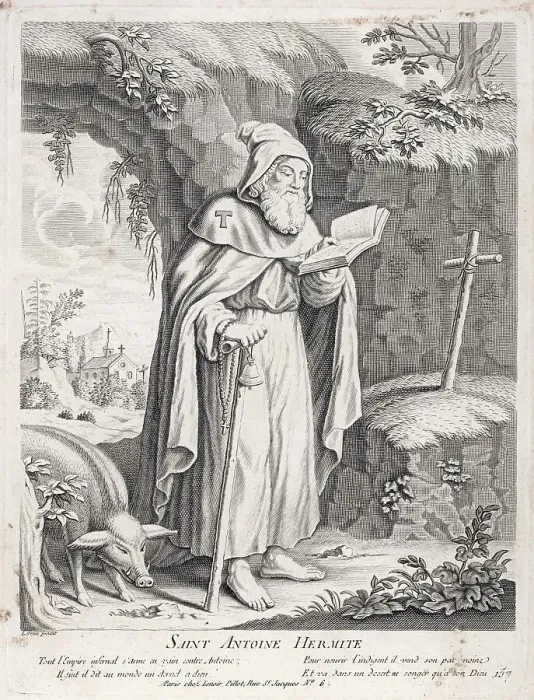 Framed Print : ANTONY OF EGYPT, HERMIT Framed Print : ANTONY OF EGYPT, HERMIT