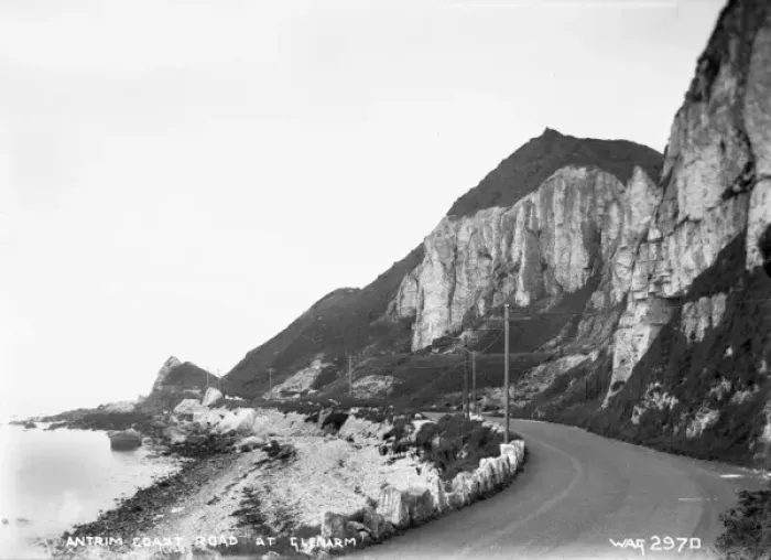 Framed Print : Antrim Coast Road at Glenarm Framed Print : Antrim Coast Road at Glenarm