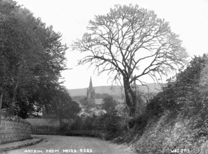 Framed Print : Antrim from Moira Road Framed Print : Antrim from Moira Road