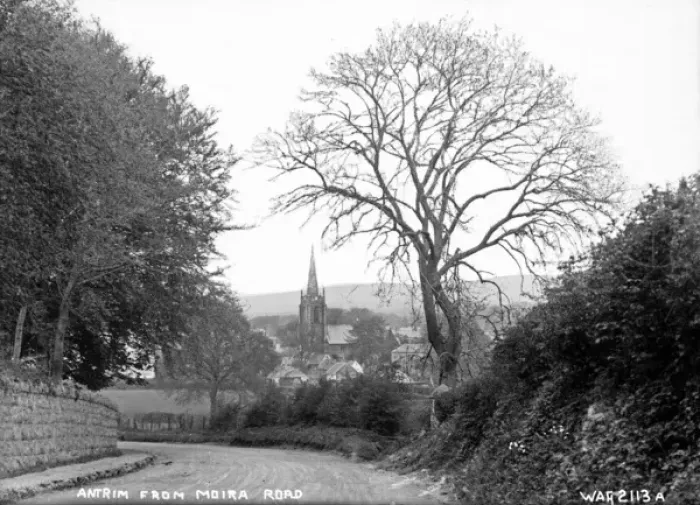 Framed Print : Antrim from Moira Road Framed Print : Antrim from Moira Road