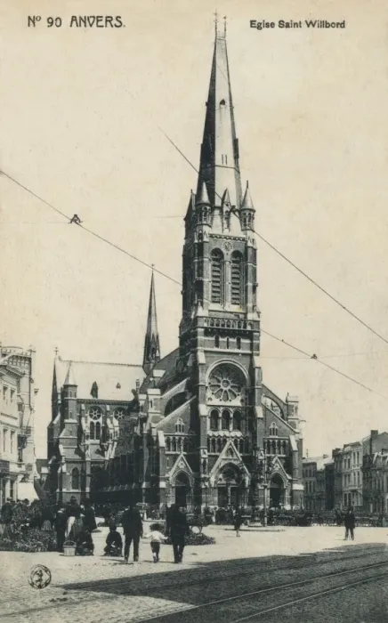 Framed Print : Antwerp (Anvers), Belgium - St Willibrord Church Framed Print : Antwerp (Anvers), Belgium - St Willibrord Church