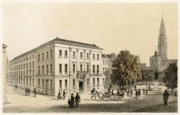 Framed Print : Antwerp / Hotel Antoine Framed Print : Antwerp / Hotel Antoine