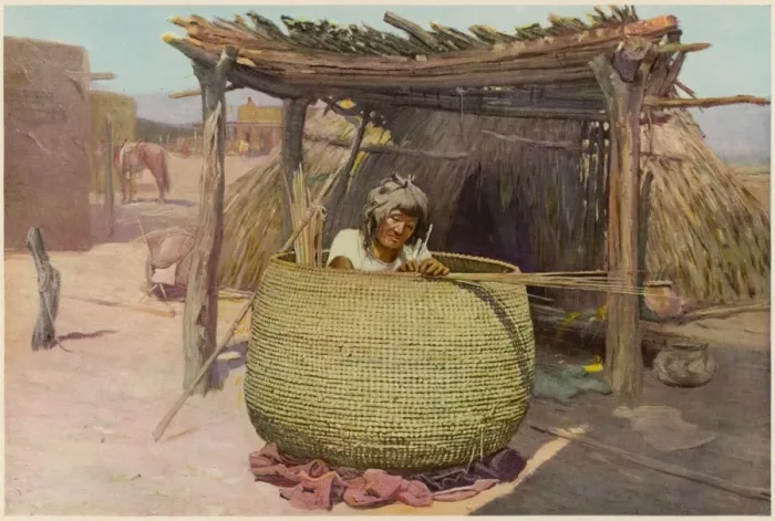 Framed Print : Apache Basketmaker Framed Print : Apache Basketmaker
