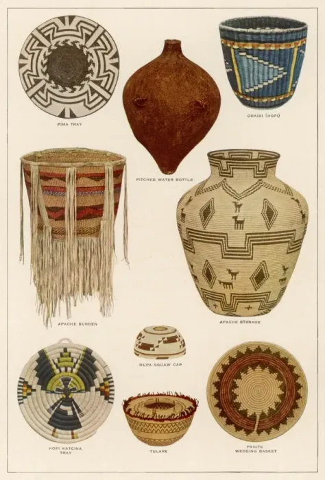 Framed Print : Apache Baskets Framed Print : Apache Baskets