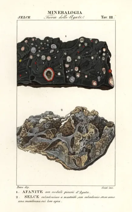 Framed Print : Aphanite and chalcedony flint Framed Print : Aphanite and chalcedony flint