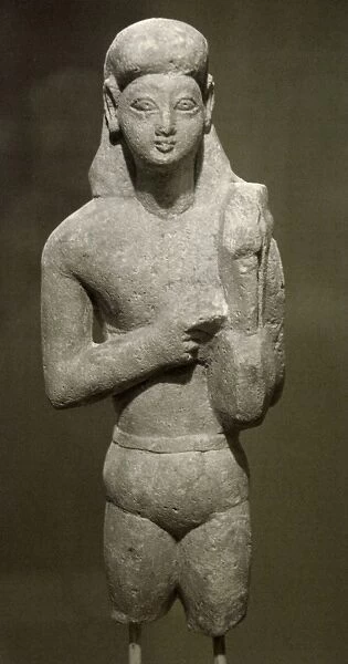 Apollo with his lyre. 600-550 B. C. Cyprus