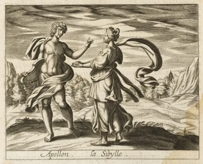Framed Print : Apollo and the Sibyl Framed Print : Apollo and the Sibyl
