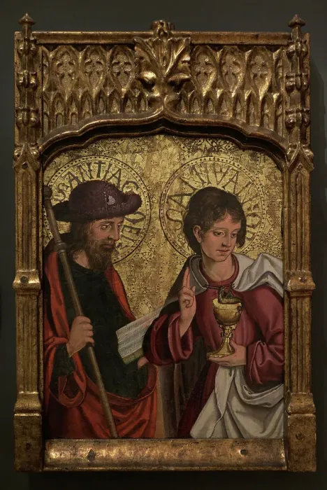 Framed Print : Apostles James and John. Attributed to Master of Ventosilla Framed Print : Apostles James and John. Attributed to Master of Ventosilla
