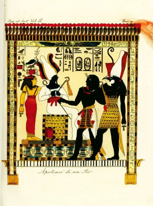 Framed Print : Apotheosis of a Pharaoh: King Seti I meets Framed Print : Apotheosis of a Pharaoh: King Seti I meets