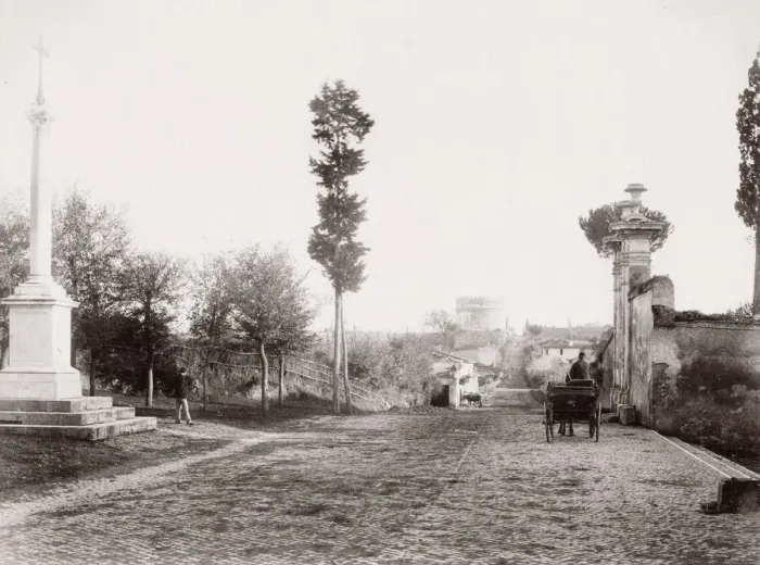 Framed Print : Via Appia, Appian Way, tomb of Cecilia Metella. Rome Italy Framed Print : Via Appia, Appian Way, tomb of Cecilia Metella. Rome Italy