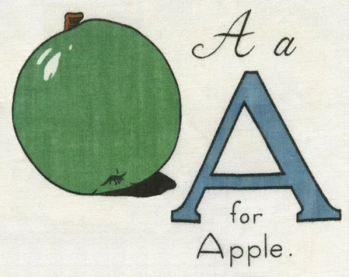 Framed Print : A for Apple Framed Print : A for Apple