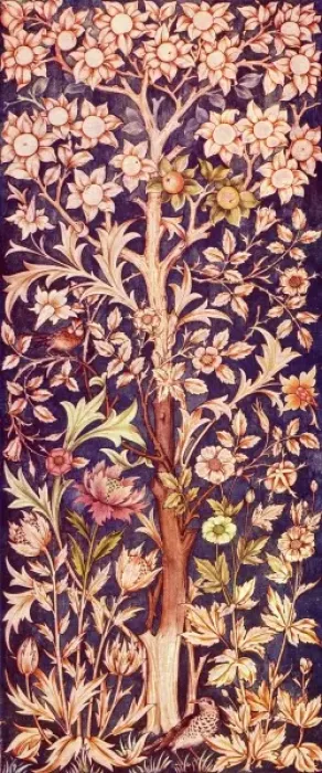 Framed Print : Apple tree embroidery Framed Print : Apple tree embroidery