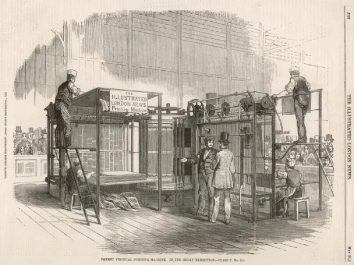 Framed Print : Applegath vertical printing press Framed Print : Applegath vertical printing press