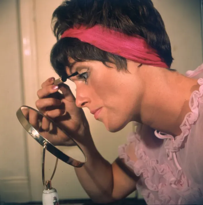 Framed Print : Applying Mascara 1960S Framed Print : Applying Mascara 1960S