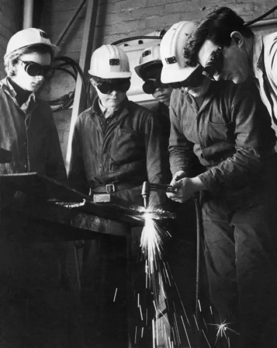 Framed Print : Apprentice Miners / 1966 Framed Print : Apprentice Miners / 1966