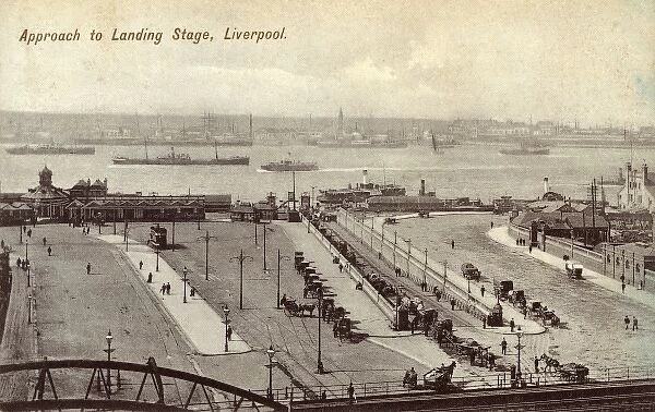 Approach to the Landing Stage - Liverpool