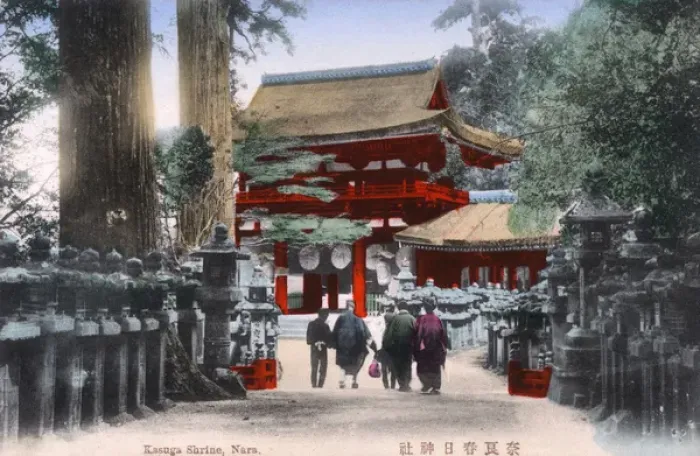 Framed Print : Approach to the Shinto Kasuga Grand Shrine, Nara, Japan Framed Print : Approach to the Shinto Kasuga Grand Shrine, Nara, Japan