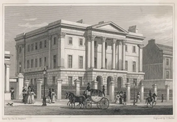 Framed Print : Apsley House 1829 Framed Print : Apsley House 1829