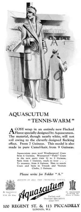 Framed Print : Aquascutum tennis warm advertisement Framed Print : Aquascutum tennis warm advertisement