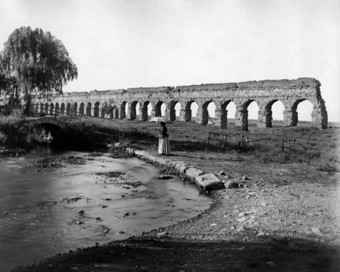 Framed Print : Aqueduct, Appian Way, Rome, Italy Framed Print : Aqueduct, Appian Way, Rome, Italy