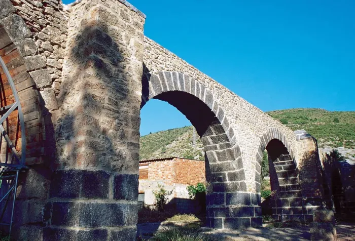 Framed Print : Aqueduct of Los Arcos (1st century A. D. ). National Monument Framed Print : Aqueduct of Los Arcos (1st century A. D. ). National Monument