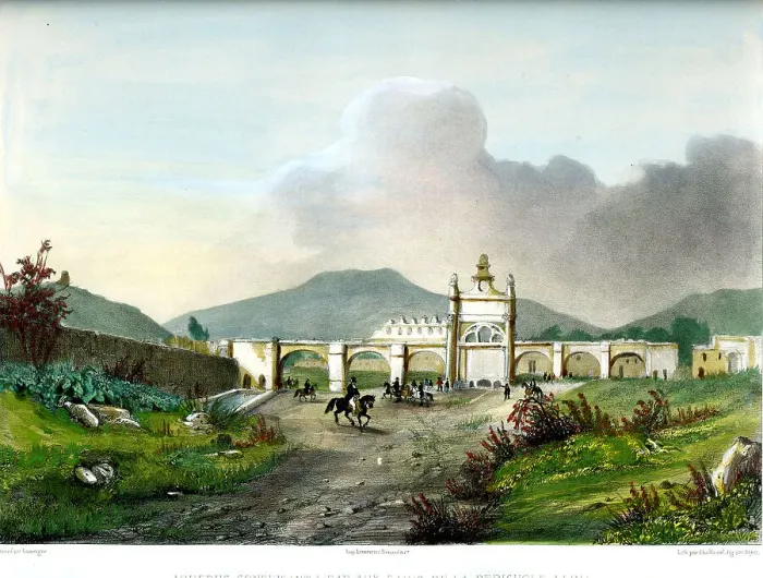 Framed Print : Aqueduct Taking Water To La Perichole, Lima, Peru Framed Print : Aqueduct Taking Water To La Perichole, Lima, Peru