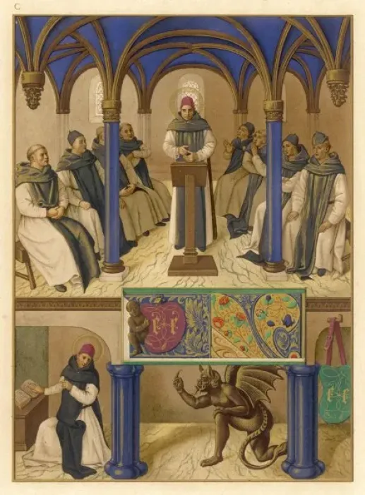 Framed Print : Aquinas / Fouquet Framed Print : Aquinas / Fouquet