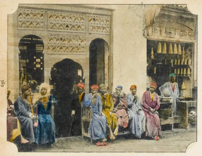 Framed Print : An Arab Cafe in Egypt Framed Print : An Arab Cafe in Egypt