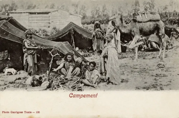 Framed Print : Arab encampment, Tunisia, North Africa Framed Print : Arab encampment, Tunisia, North Africa