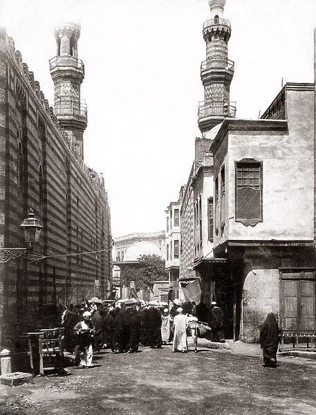 Arab funeral procession, Cairo, Egypt, c. 1880 s