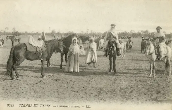 Framed Print : Arab horsemen, North Africa Framed Print : Arab horsemen, North Africa