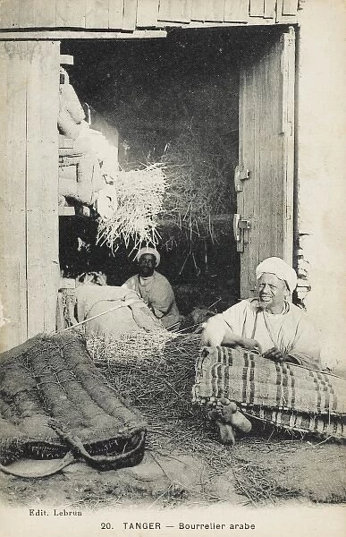 Arab Mattress-makers - Tangiers, Morocco