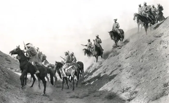 Framed Print : Arab mounted police, Mesopotamia, WW1 Framed Print : Arab mounted police, Mesopotamia, WW1