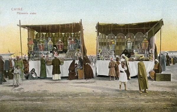 Arab pastry stalls in Cairo, Egypt