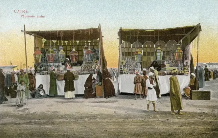 Framed Print : Arab pastry stalls in Cairo, Egypt Framed Print : Arab pastry stalls in Cairo, Egypt