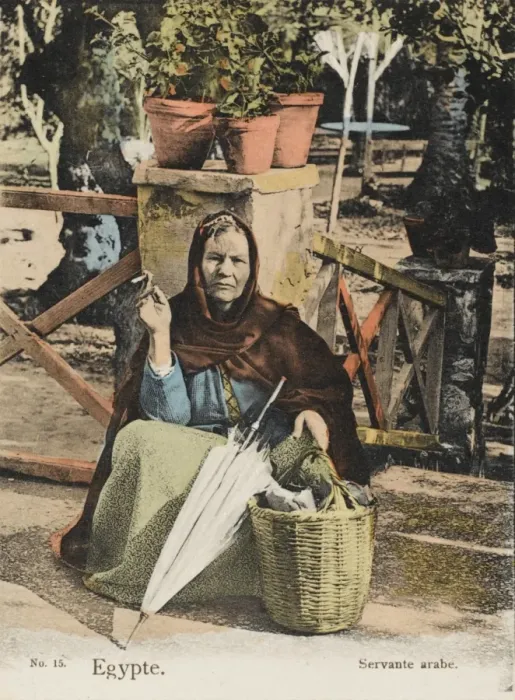 Framed Print : Arab servant woman in Egypt Framed Print : Arab servant woman in Egypt