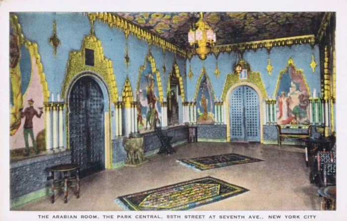 Framed Print : The Arabian Room in the Park Central Hotel, New York, 1930s Framed Print : The Arabian Room in the Park Central Hotel, New York, 1930s