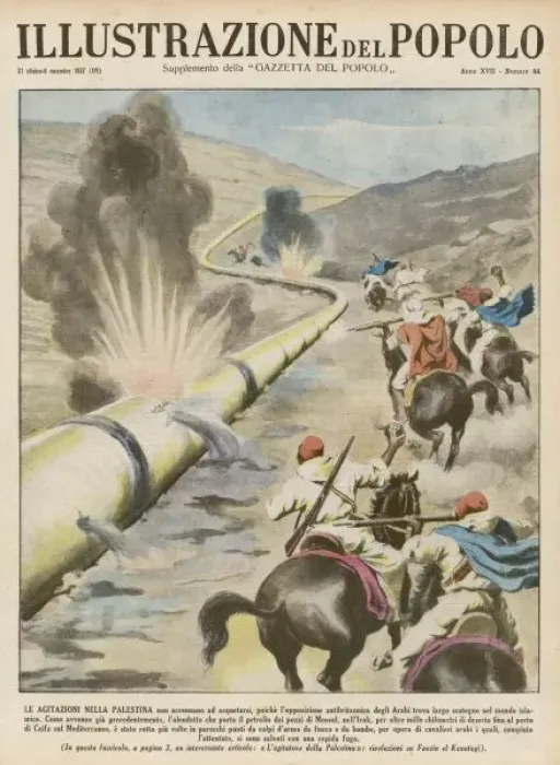 Framed Print : Arabs Sabotage Oil Pipes Framed Print : Arabs Sabotage Oil Pipes