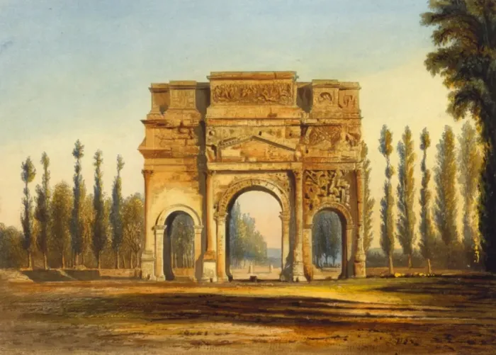 Framed Print : Arc de triomphe d Orange Framed Print : Arc de triomphe d Orange