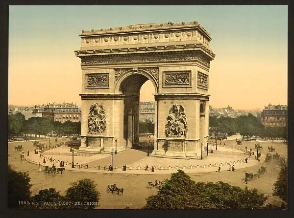 Arc de Triomphe, de l Etoile, Paris, France