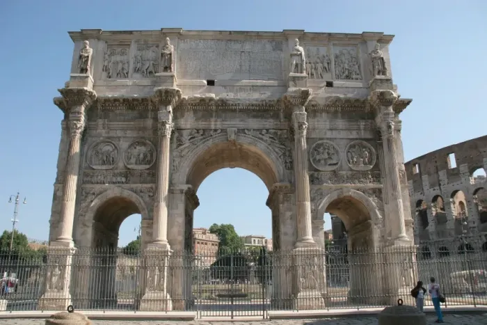 Framed Print : Arch of Constantine (Arco di Constantino). Triumpahl arch in Framed Print : Arch of Constantine (Arco di Constantino). Triumpahl arch in