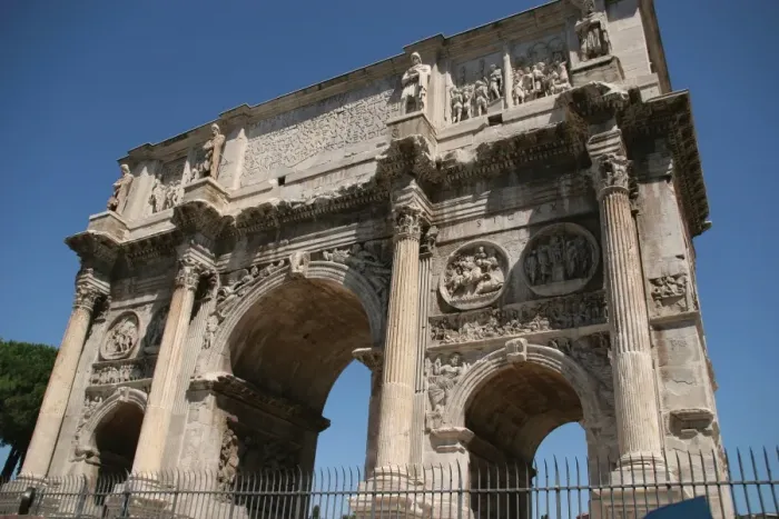 Framed Print : Arch of Constantine (Arco di Constantino). Triumpahl arch in Framed Print : Arch of Constantine (Arco di Constantino). Triumpahl arch in